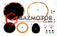 310 LPG 001 Ремкомплект редуктора электронного управления Landi Renzo Rensomatic LPG, CENTAURO (Италия)